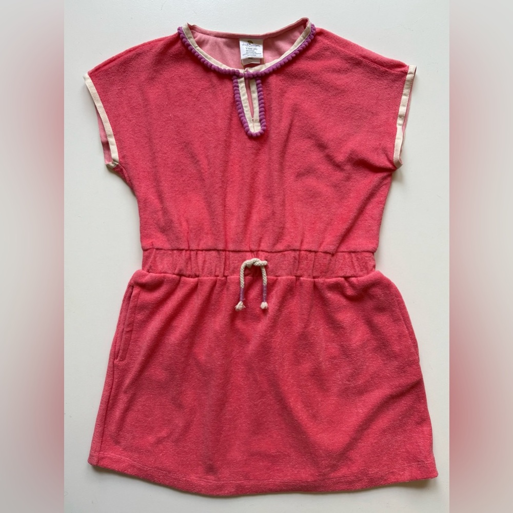 Shade Critters Girls Coral Terry Coverup - Size YSM (6)
